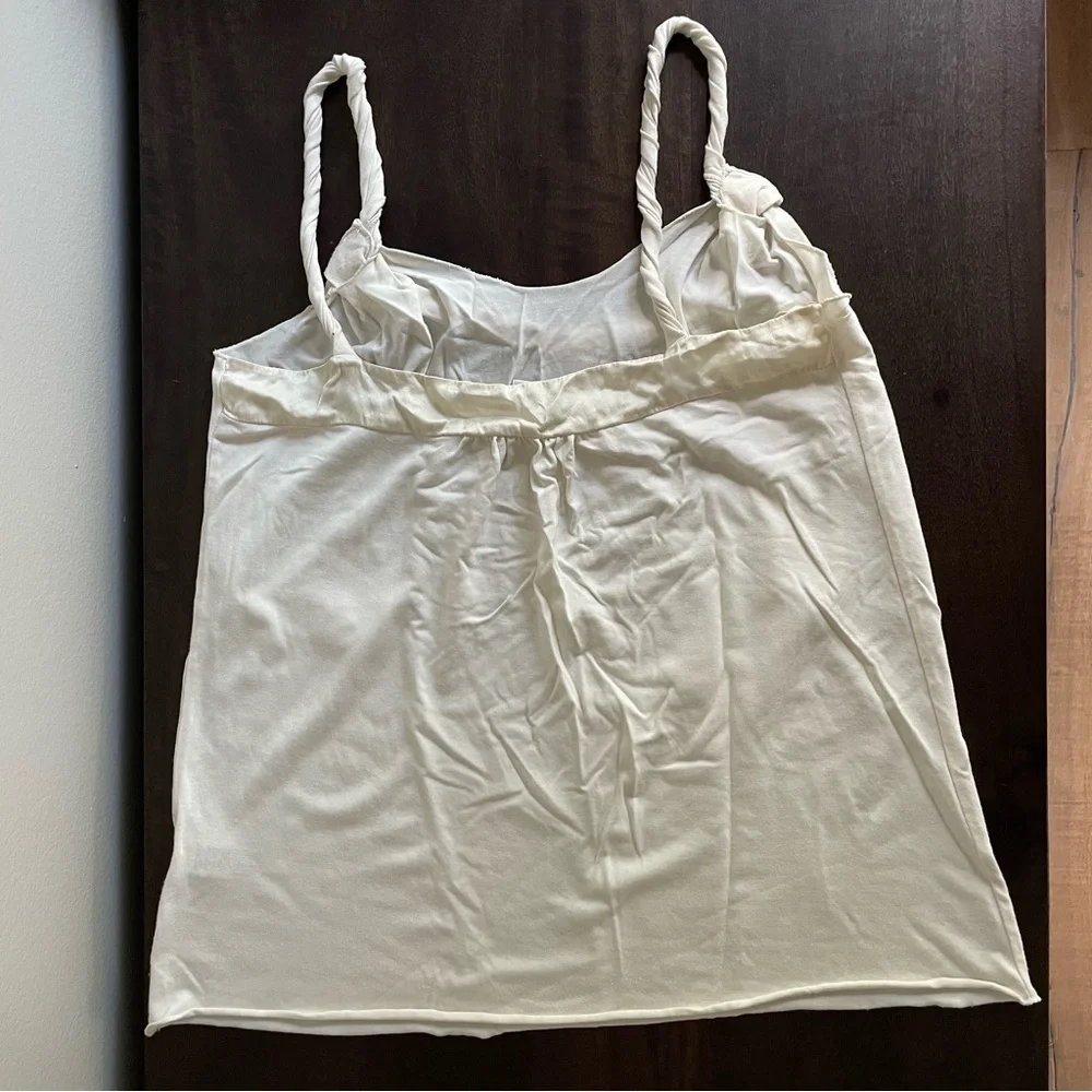 Banana Republic Cream Tank Top with Twisted Straps - Picture 3 of 7